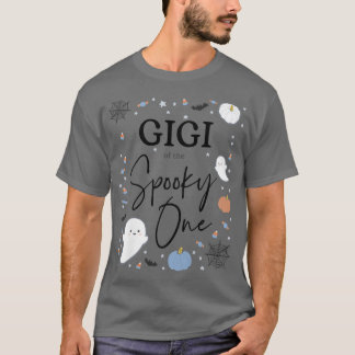 Frauen Gigi von der Spooky One Birthday Blue T-Shirt