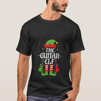 Frauen Gitarre Elf Weihnachten Passende Familie El T-Shirt