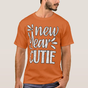 Frauen glücklich Neujahr Süsse Weihnachten glückli T-Shirt