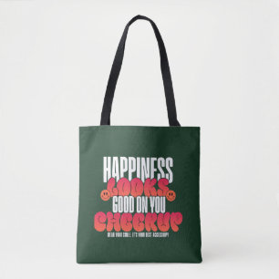 FRAUEN GLÜCKLICHER BLICK ERMUTIGUNG TOTEBAG  TASCHE