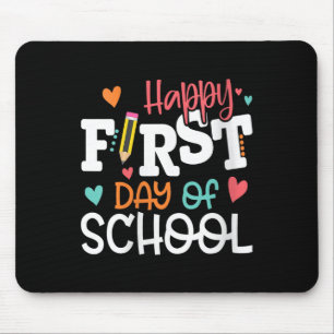 Frauen Glücklicher Erster Schultag Lehrer Kinder R Mousepad