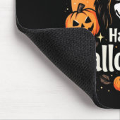 Frauen Glückliches Halloween Hund Mousepad (Ecke)