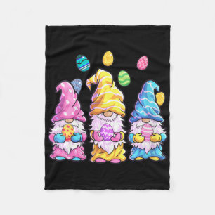 Frauen Gnom Ostern T-Shirt Frauen Oster Outfit Ost Fleecedecke