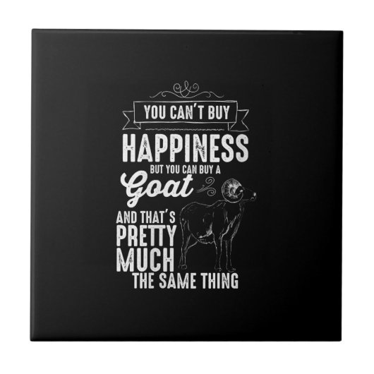 Frauen Goat Lover Goat Geschenk Fliese (Vorderseite)