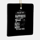 Frauen Goat Lover Goat Geschenk Keramikornament (Rechts)