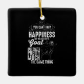 Frauen Goat Lover Goat Geschenk Keramikornament (Vorderseite)