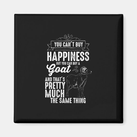 Frauen Goat Lover Goat Geschenk Magnet (Vorne)
