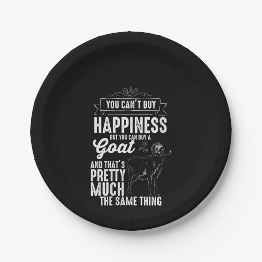 Frauen Goat Lover Goat Geschenk Pappteller (Vorderseite)