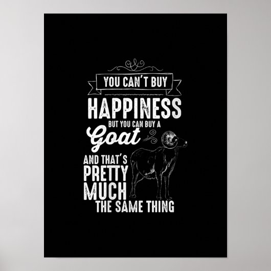 Frauen Goat Lover Goat Geschenk Poster (Vorne)