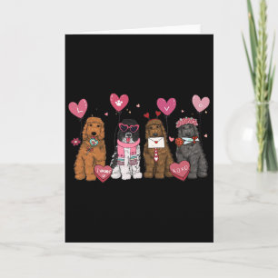 Frauen Goldendoodle Mutter Valentinstag Goldendood Karte
