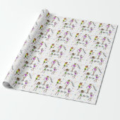 Frauen Golfer Celebrate Wrapping Paper Geschenkpapier (Ungerollt)