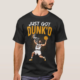 Frauen Got einfach Dunk'D Basketball Jesus T-Shirt