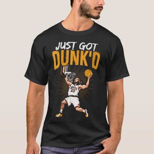 Frauen Got einfach Dunk'D Basketball Jesus T-Shirt (Vorderseite)