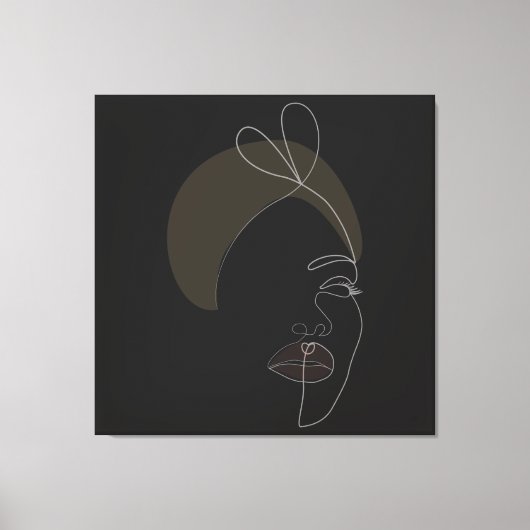 Frauen Göttliche Canvas Print Leinwanddruck (Vorderseite)