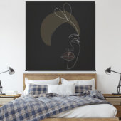 Frauen Göttliche Canvas Print Leinwanddruck (Insitu (Schlafzimmer))
