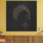 Frauen Göttliche Canvas Print Leinwanddruck (Insitu (Wohnzimmer))