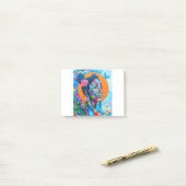 Frauen-Graffiti-Kunst Post-it Klebezettel (Auf Schreibtisch)