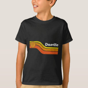 Frauen Grafik Danville Vintage 70er 80er Retro T-Shirt