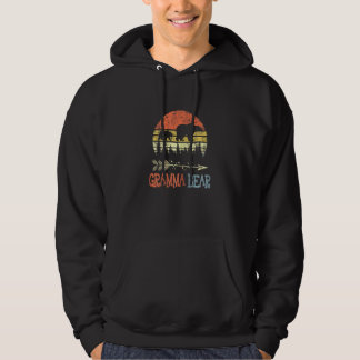 Frauen Gramma Bär Vintage Sonnenuntergang Hoodie