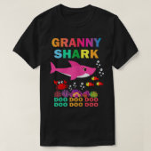 Frauen Granny Shark Shirt passt Familienmutter (Design vorne)