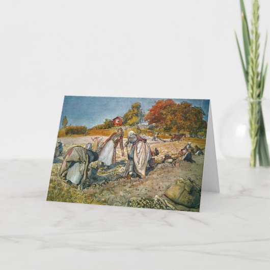 Frauen Gravitation Kartoffeln Karte (Vorderseite)