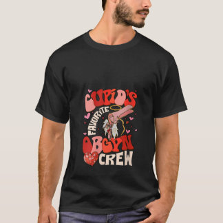 Frauen Groovy Heart Disco Cupid's Favorite OBGYN C T-Shirt