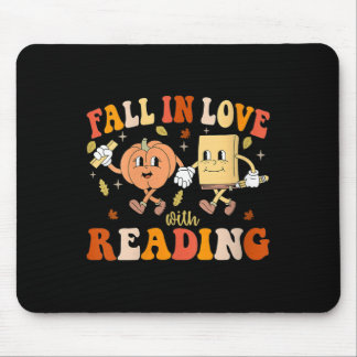 Frauen Groovy Im Herbst Verlieben Sich In Das Lese Mousepad