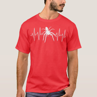 Frauen Große Spinne mit Herz-Leine-Herz-für-Spid T-Shirt