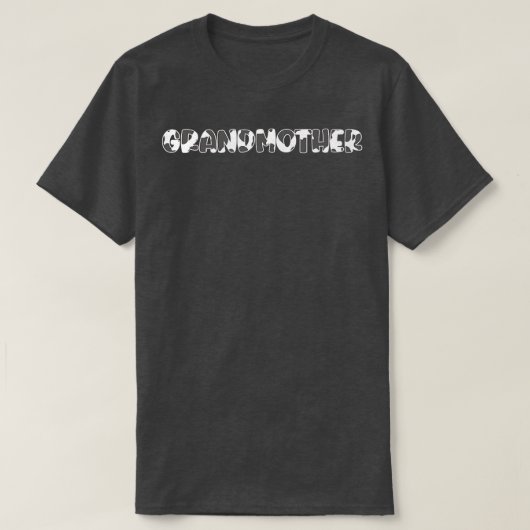 Frauen Großmutter Tierprägung Kuh Muster Mutter T-Shirt (Design vorne)