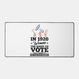 Frauen haben das Recht auf Abstimmung bei den lust Schreibtischunterlage