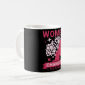 Frauen haben die Welt verändert Kaffeetasse (Vorderseite Links)