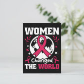 Frauen haben die Welt verändert Postkarte (Stehend Vorderseite)