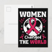 Frauen haben die Welt verändert Postkarte (Vorne/Hinten)