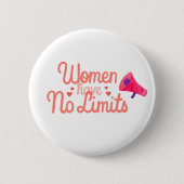 Frauen haben keine Grenzen Button (Vorderseite)