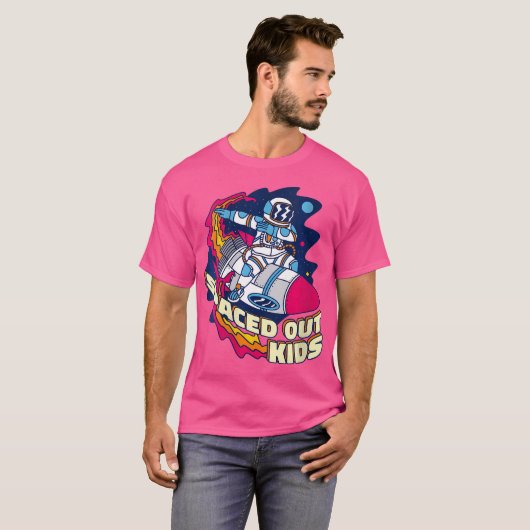 Frauen haben Kinder im Weltraum als Astronomie aus T-Shirt (Vorne ganz)