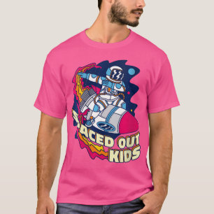 Frauen haben Kinder im Weltraum als Astronomie aus T-Shirt