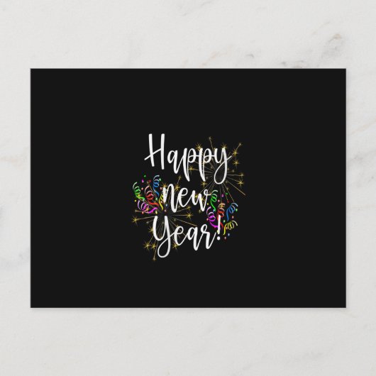 Frauen Hallo 2023 Frohes neues Jahr 2023 Neue Jahr Postkarte (Vorderseite)