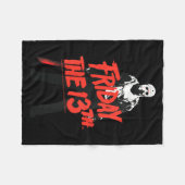 Frauen Halloween-Design Horror Klassiker Fleecedecke (Vorderseite (Horizontal))