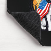 Frauen Halloween Hund Mousepad (Ecke)