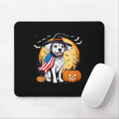 Frauen Halloween Hund Mousepad (Mit Mouse)