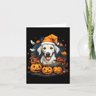 Frauen Halloween Hund V-Ausschnitt T-Shirt1 Karte