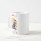 Frauen Halloween war ja jetzt seine einzige Ausgab Kaffeetasse (Vorderseite Links)
