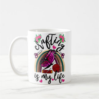 Frauen Handarbeiten Ist Mein Leben Handarbeitsfans Kaffeetasse