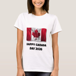 Frauen Happy Canada Day T-Shirt