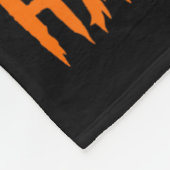 Frauen Happy Halloween Hund 1 Fleecedecke (Ecke)