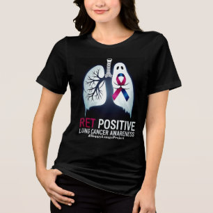 Frauen Happy Lungs Project Fundraiser-Shirt v4 Tri-Blend Shirt