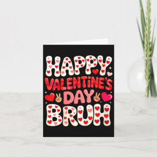 Frauen Happy Valentinstag Herzen passend Kinder Karte