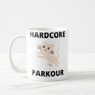 Frauen Hardcore Parkour Kitten Kaffeetasse