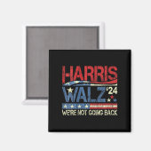 Frauen Harris W 2024 Wahl Magnet (Vorderseite/Rückseite)