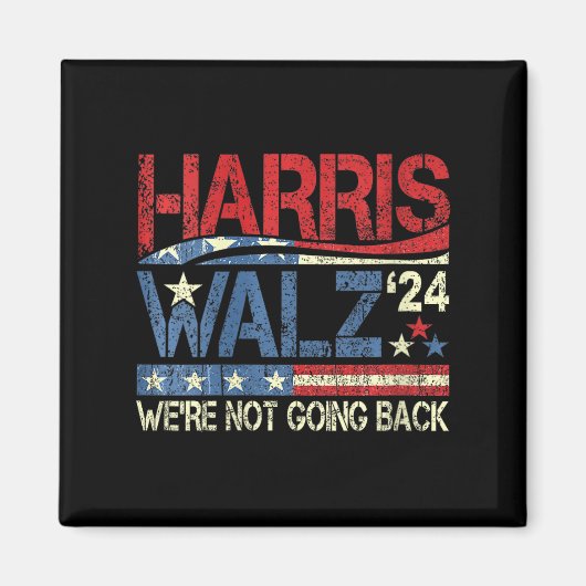 Frauen Harris W 2024 Wahl Magnet (Vorne)